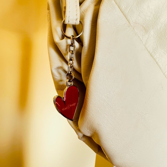 New, without tags - vintage leather handbag - Mimi & Marge - Picture 4 of 5